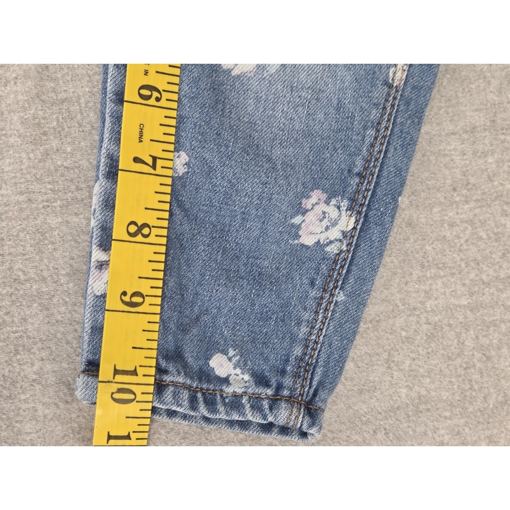 Oshkosh B'Gosh Denim Blue Floral Roses Overalls Baby Girls 18 Months Vestpak - Picture 9 of 12